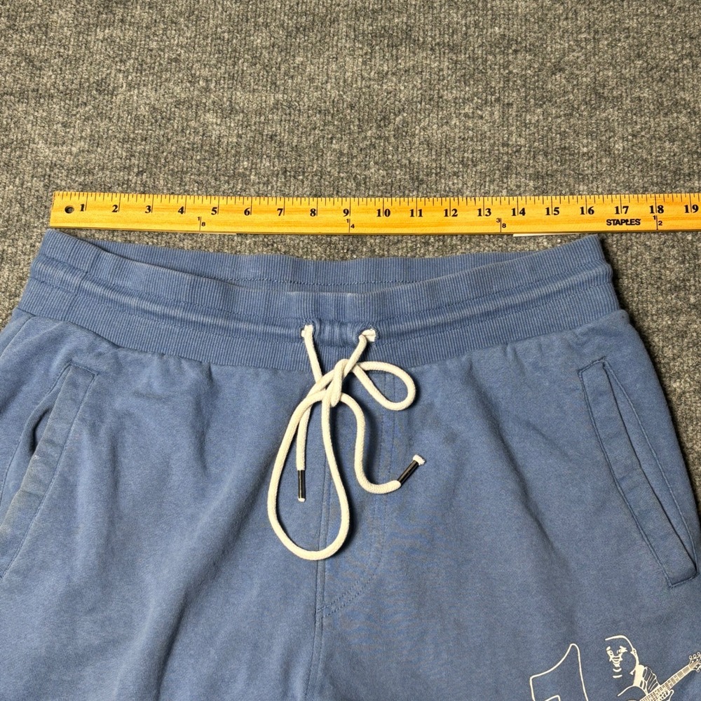 True Religion Sweatpants Mens Large Branded Slim Jogger Sky Blue Buddha Logo - Picture 9 of 14